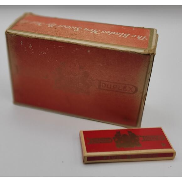 Vintage Durham Duplex Razor Carton of 19 Packages 5 Blades 95 Total Made USA NOS - Picture 2 of 12